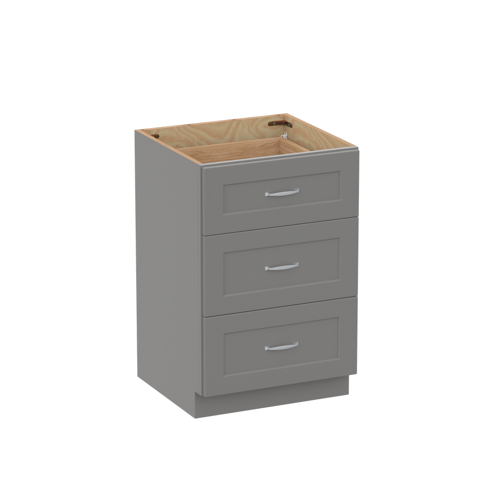 French Grey Shaker Base Cabinet