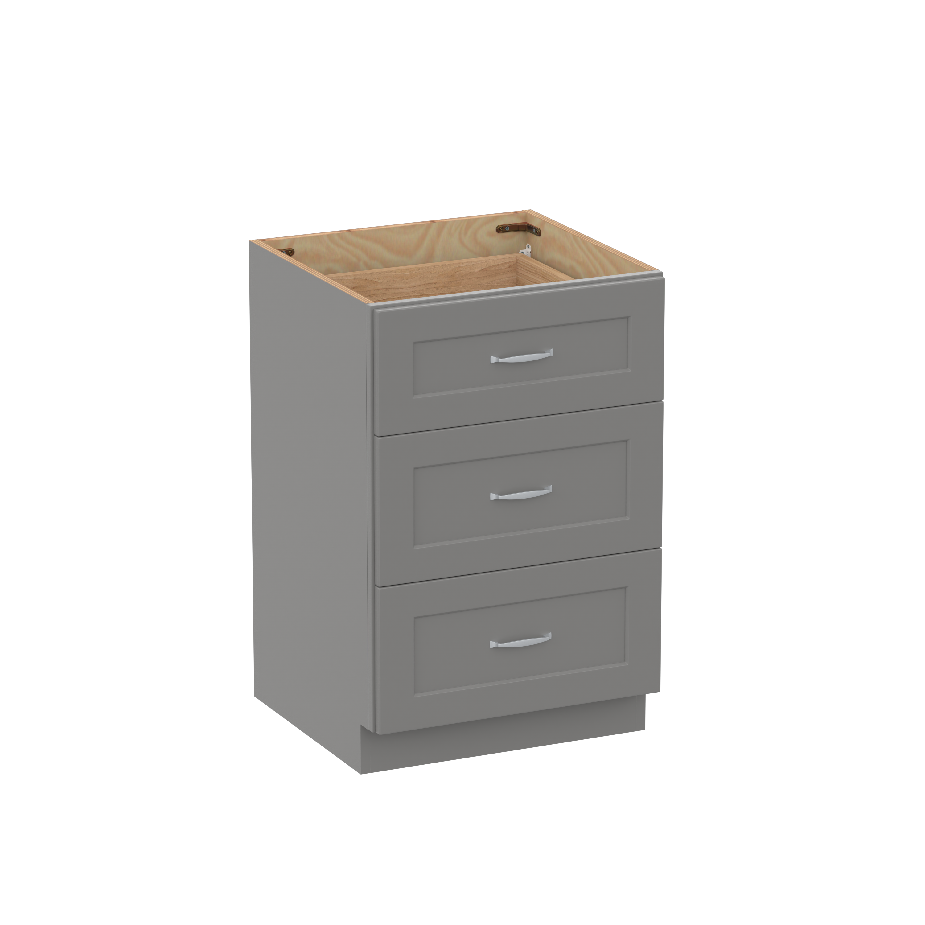 French Grey Shaker Base Cabinet