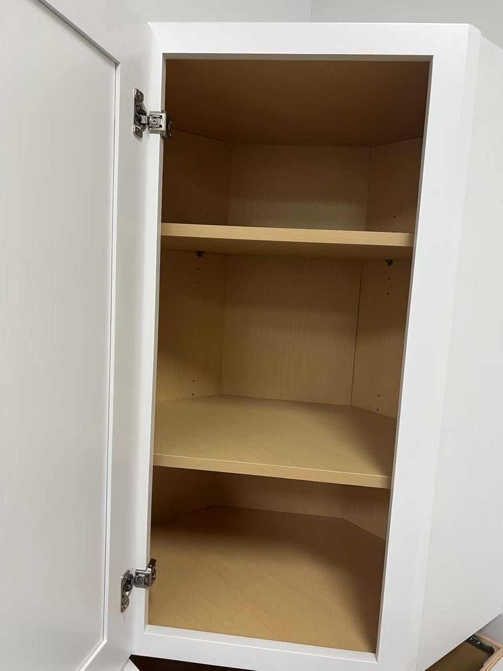 Shaker Style Diagnal Wall Cabinet different color for options