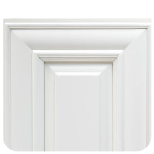 Antique White Wall Cabinet