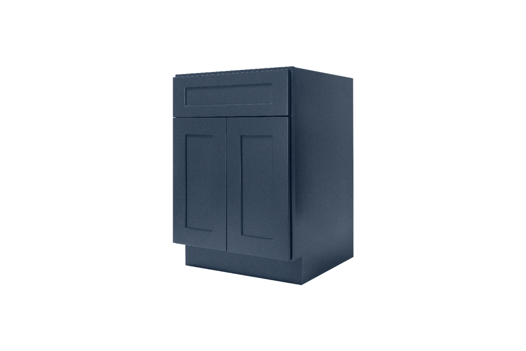 Navy Blue Shaker Base Cabinet