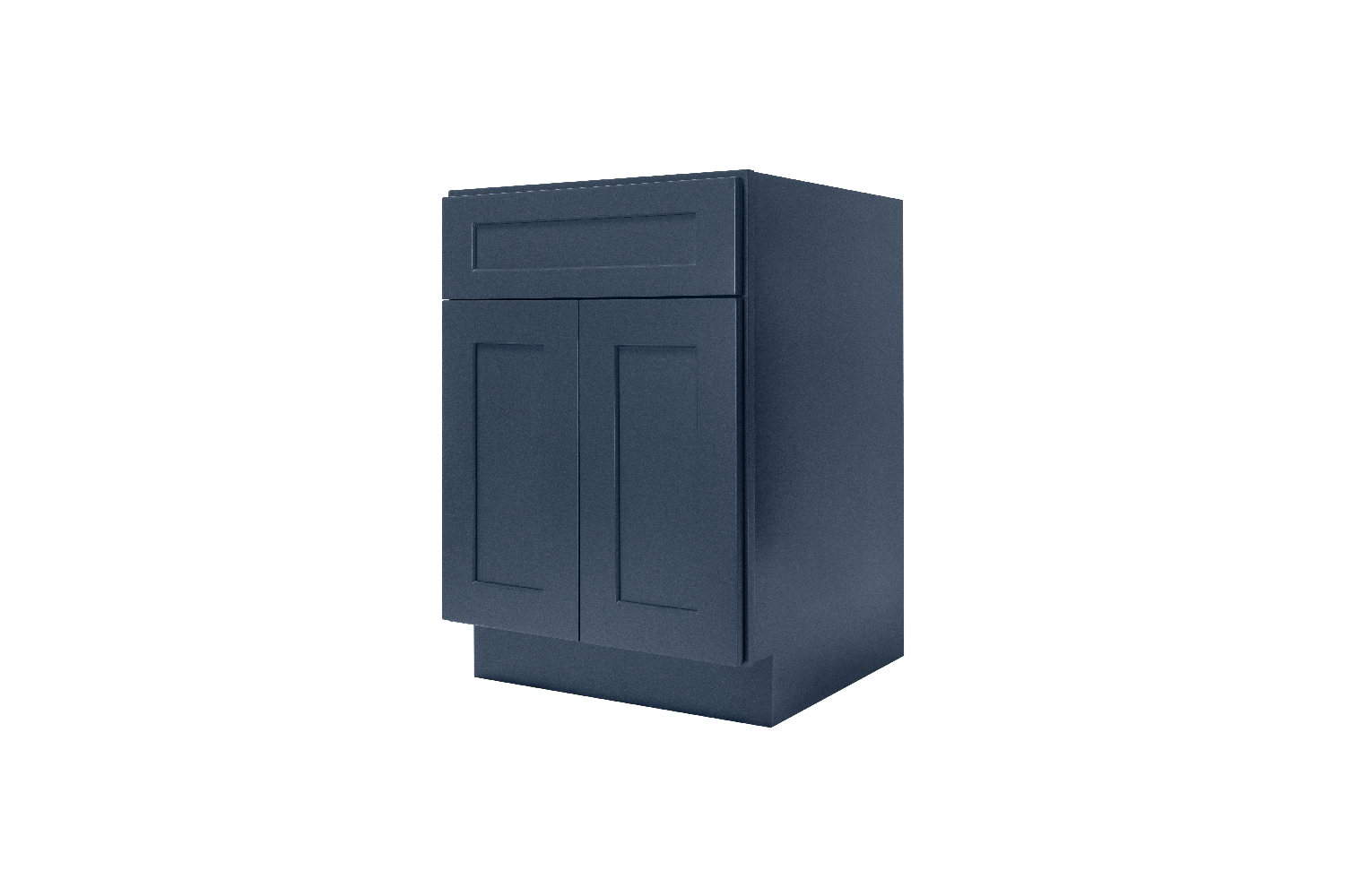 Navy Blue Shaker Base Cabinet