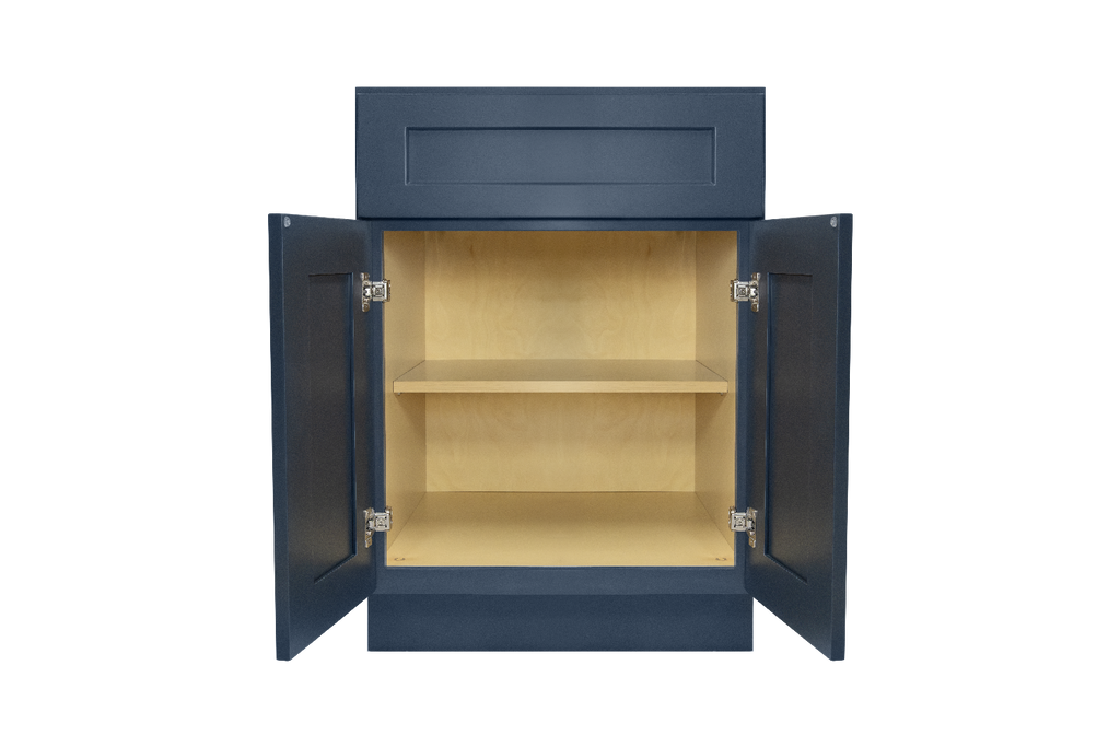 Navy Blue Shaker Base Cabinet