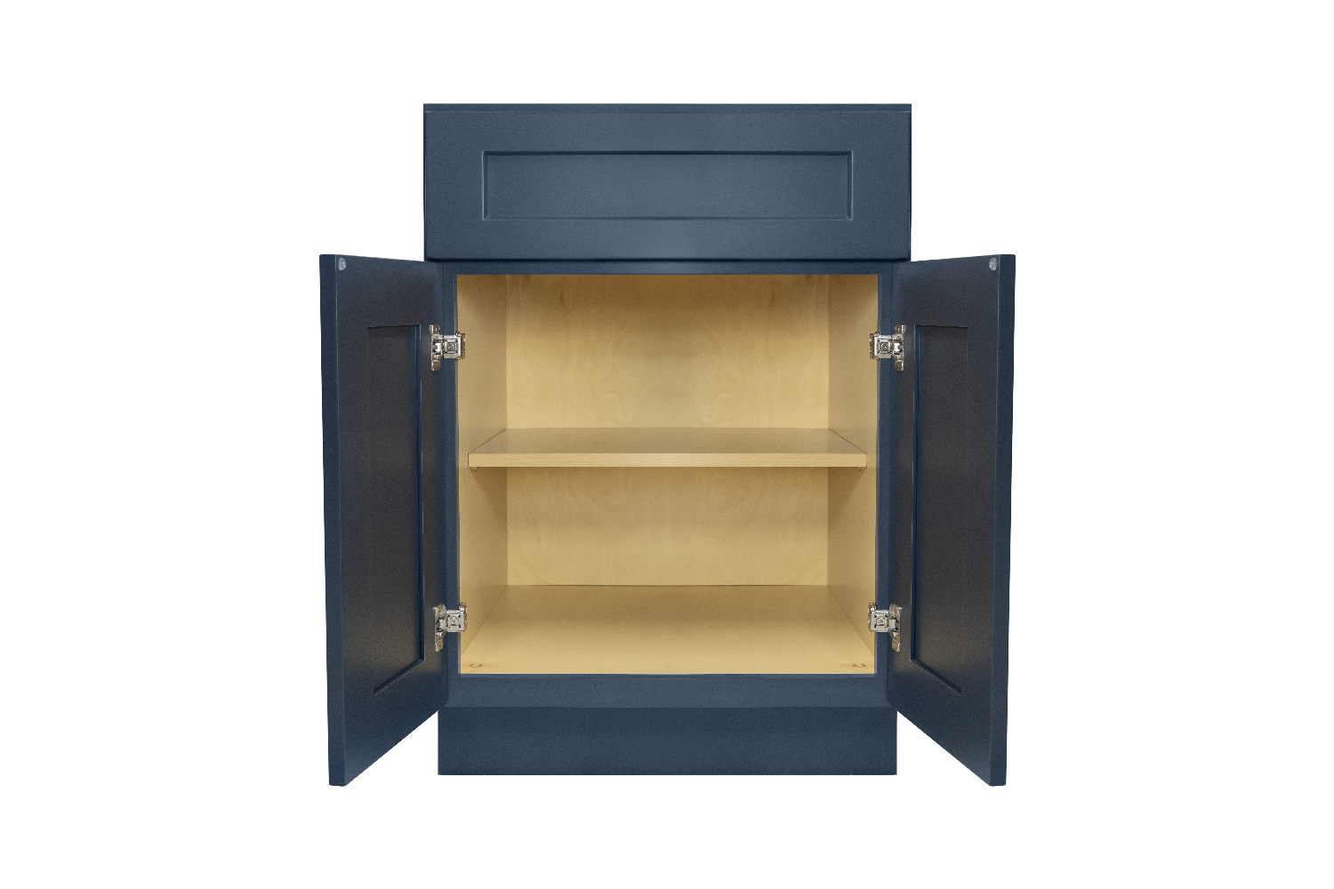 Navy Blue Shaker Base Cabinet