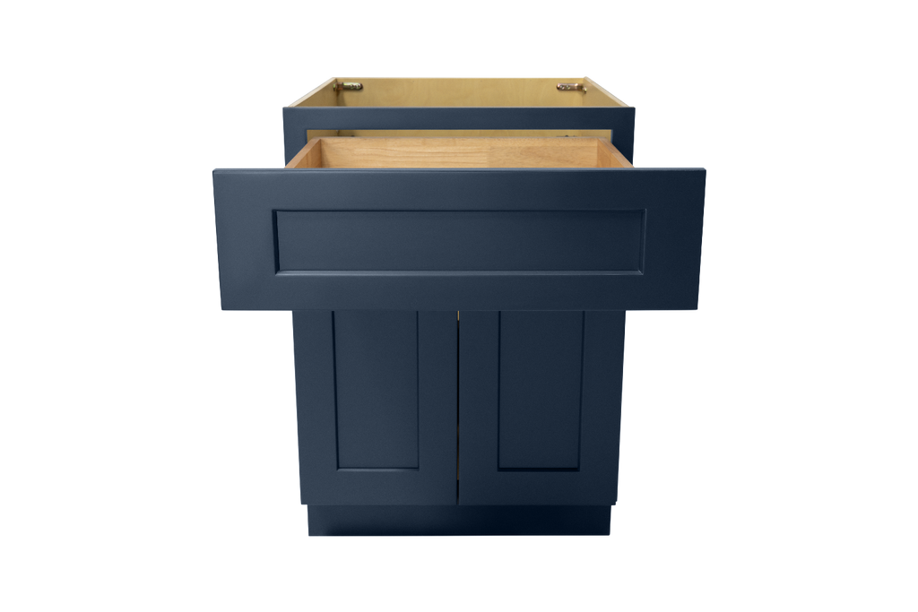 Navy Blue Shaker Base Cabinet
