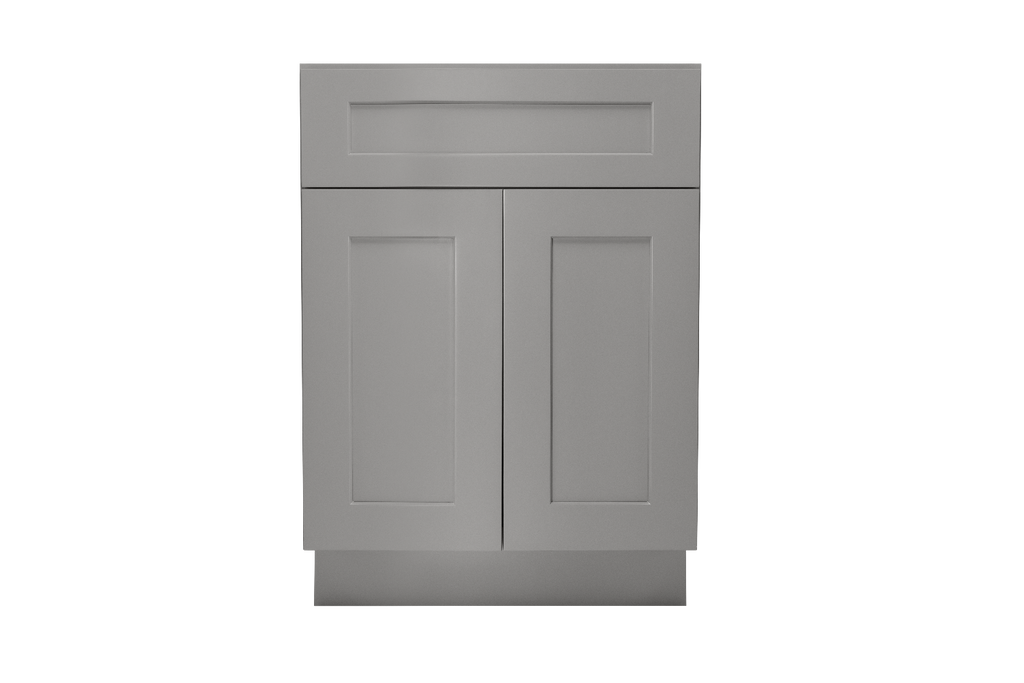 French Grey Shaker Base Cabinet