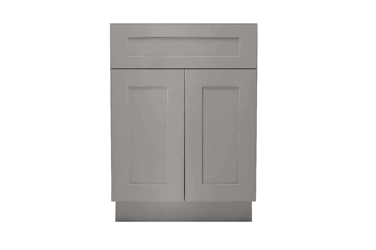 French Grey Shaker Base Cabinet