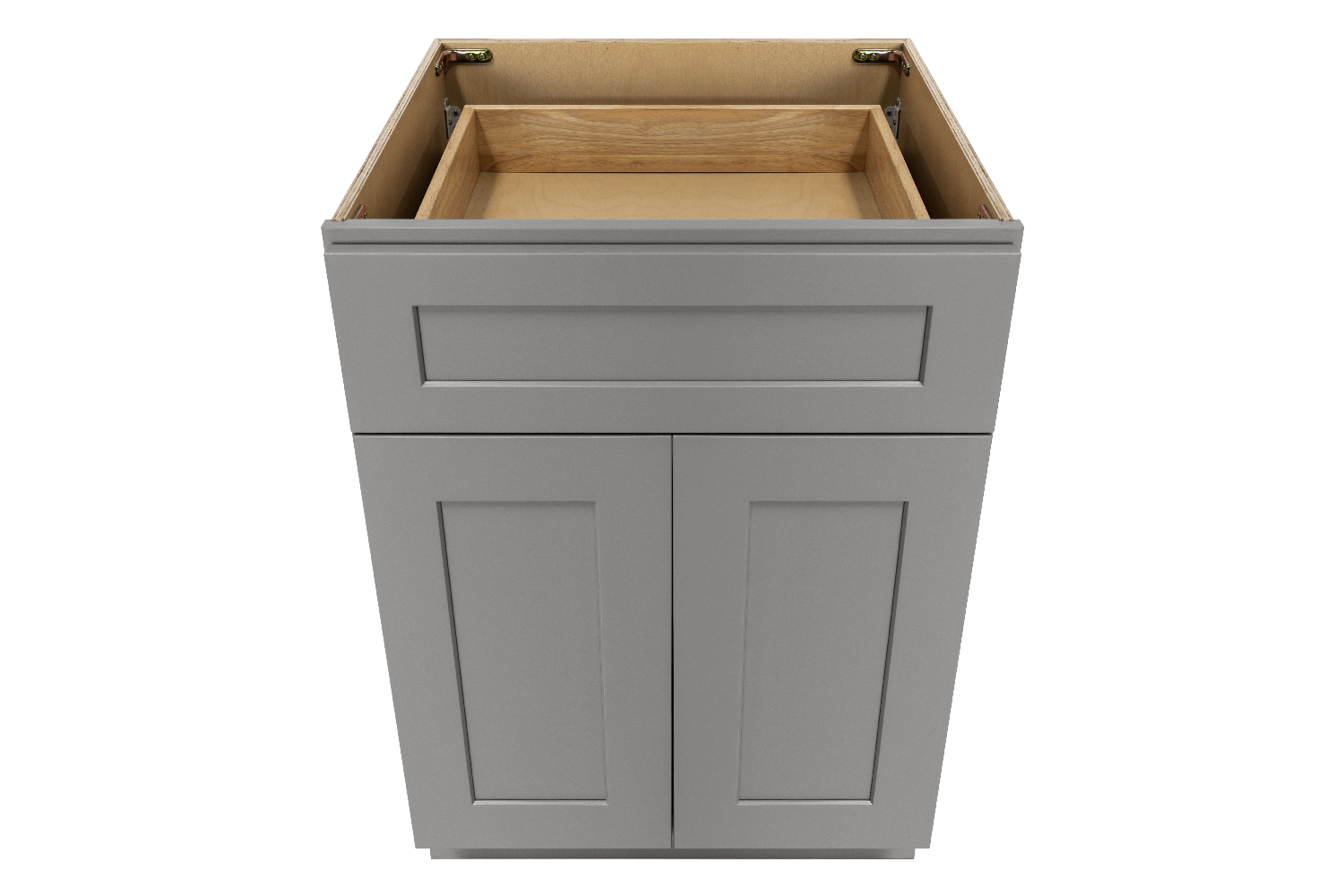 French Grey Shaker Base Cabinet