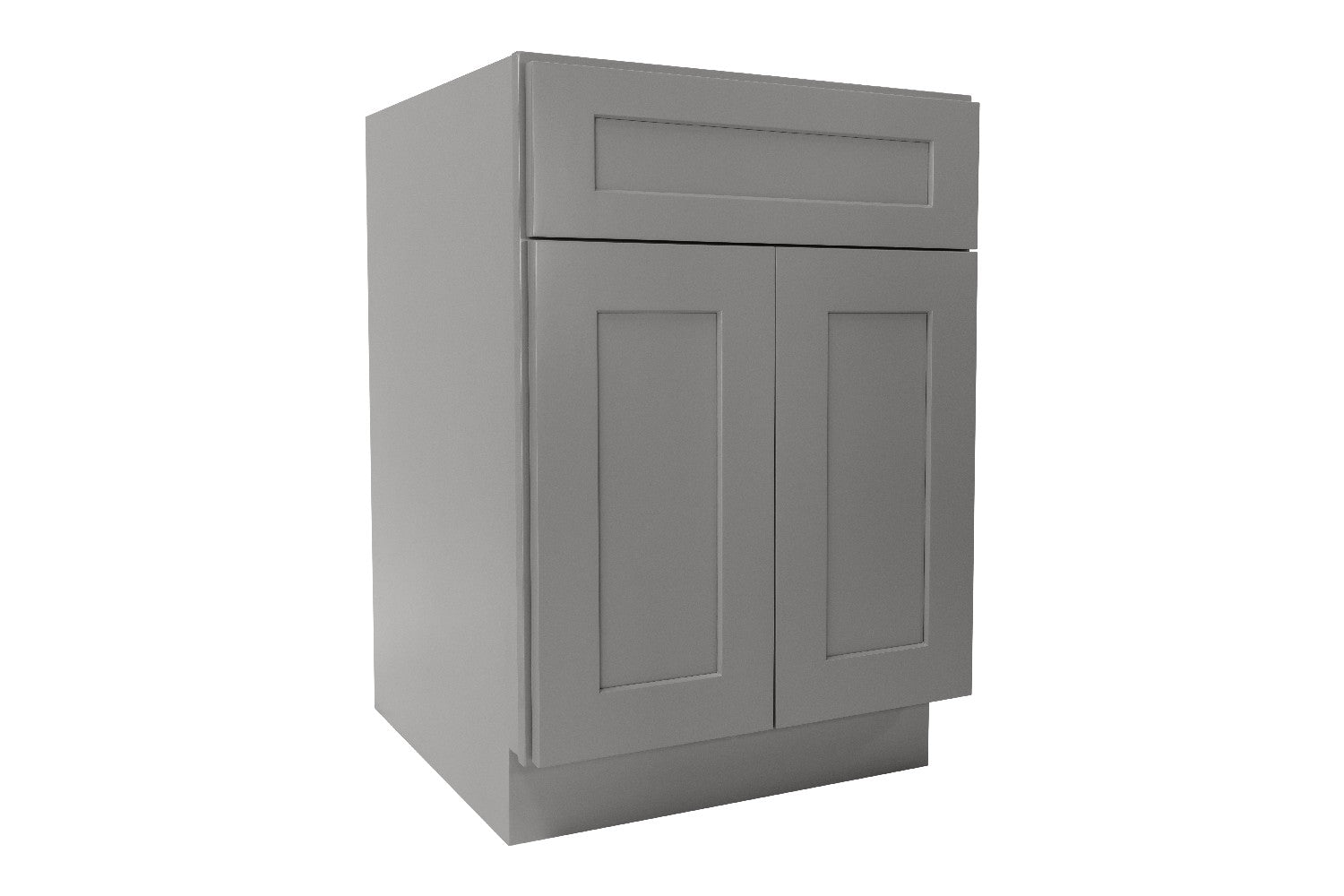 French Grey Shaker Base Cabinet