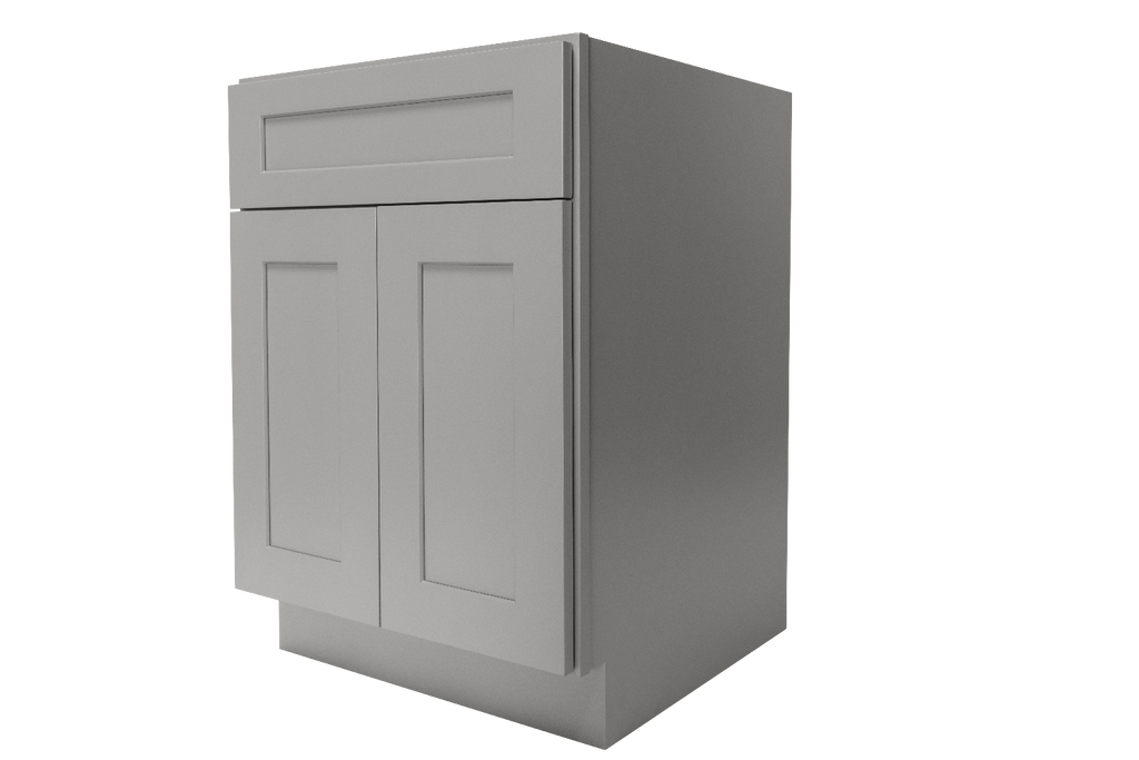 French Grey Shaker Base Cabinet