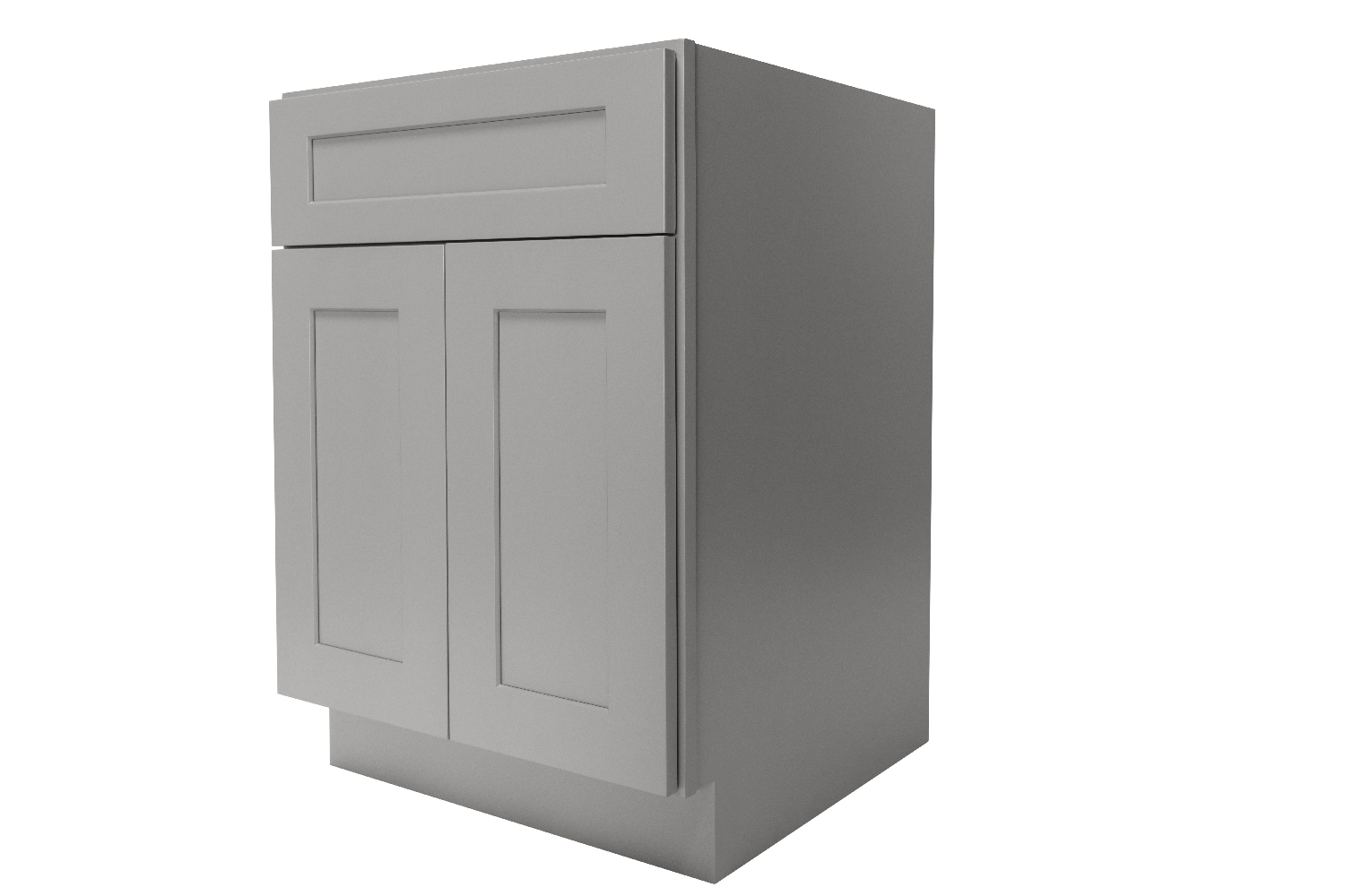 French Grey Shaker Base Cabinet