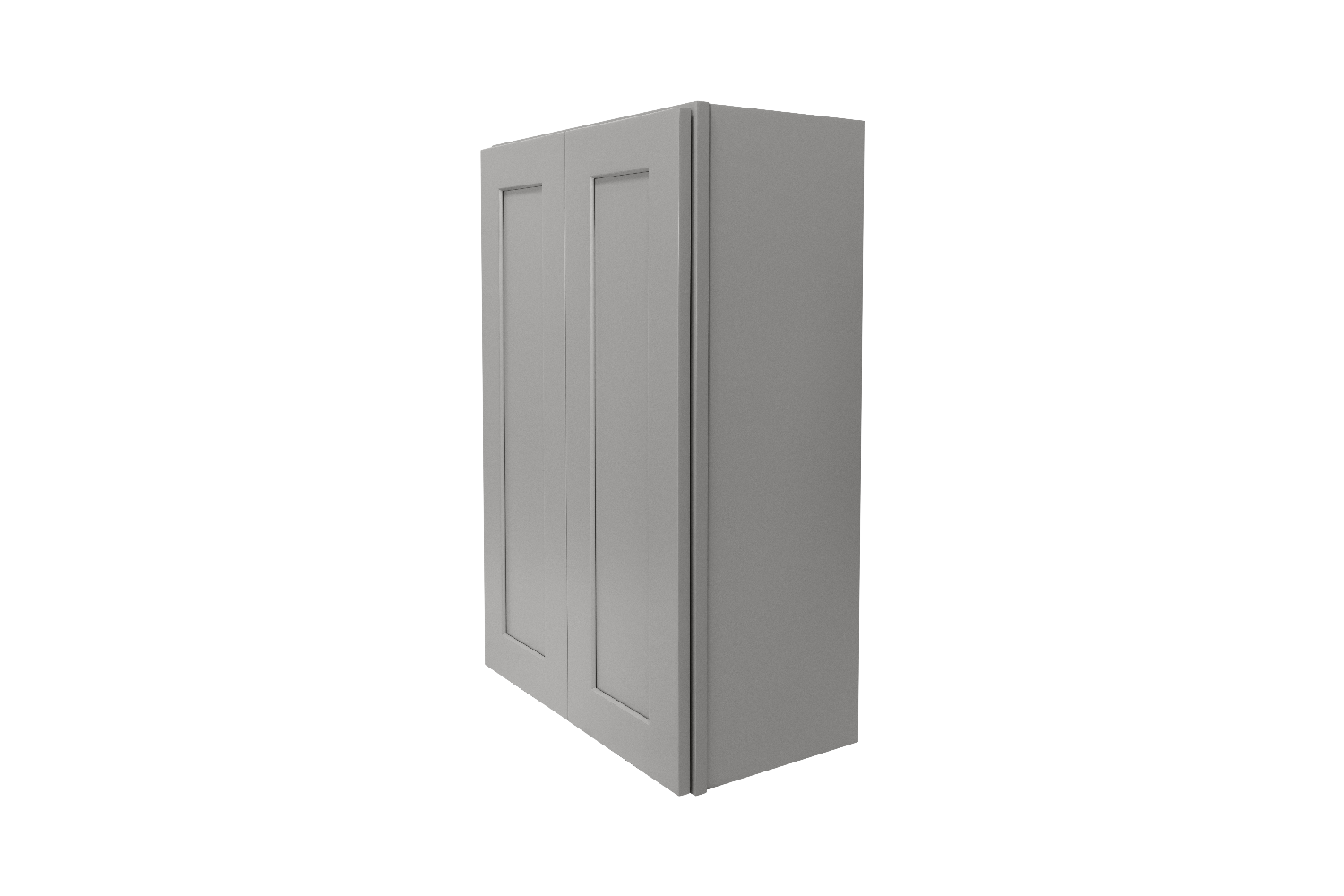 French Grey Shaker Wall Cabinet