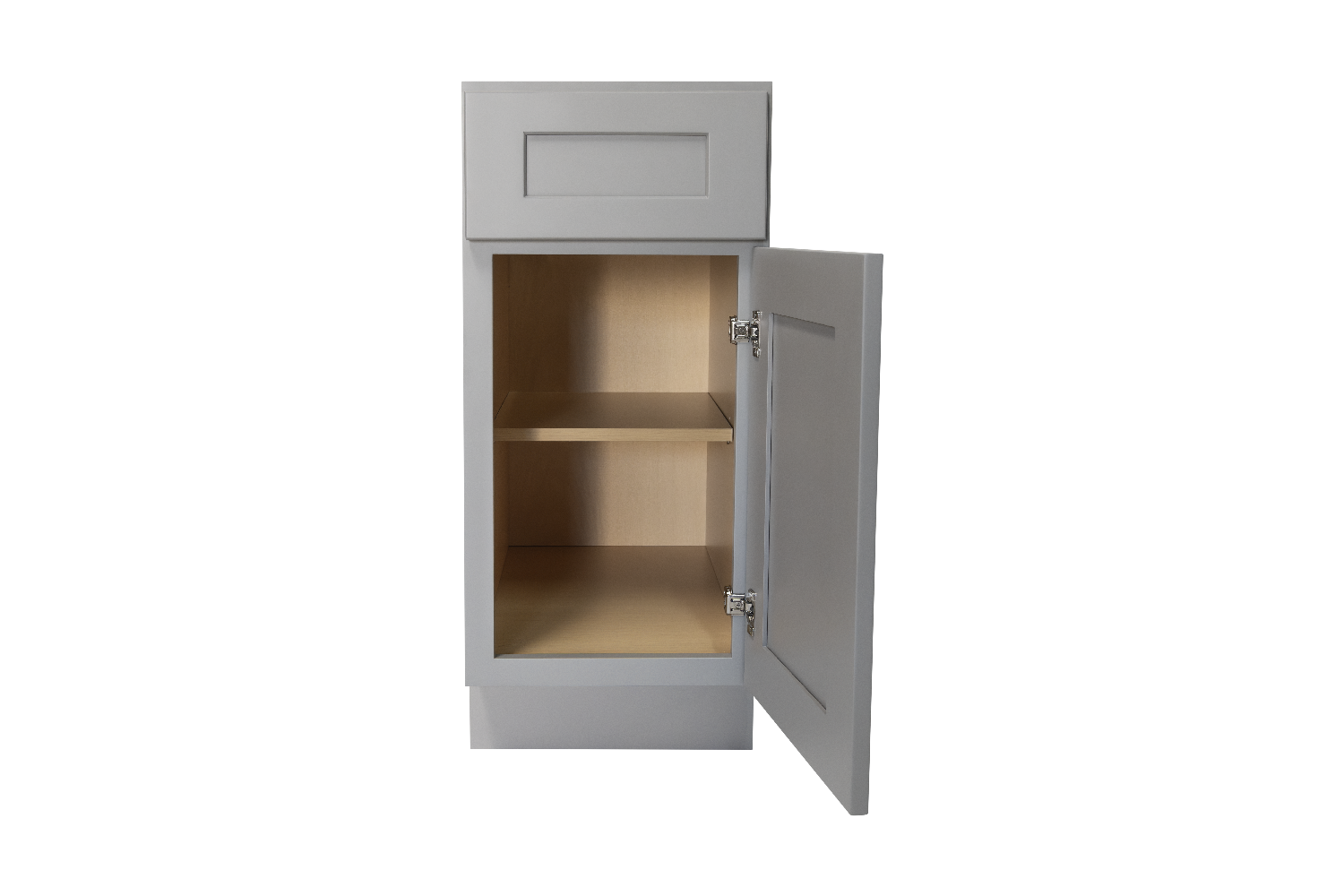 French Grey Shaker Base Cabinet