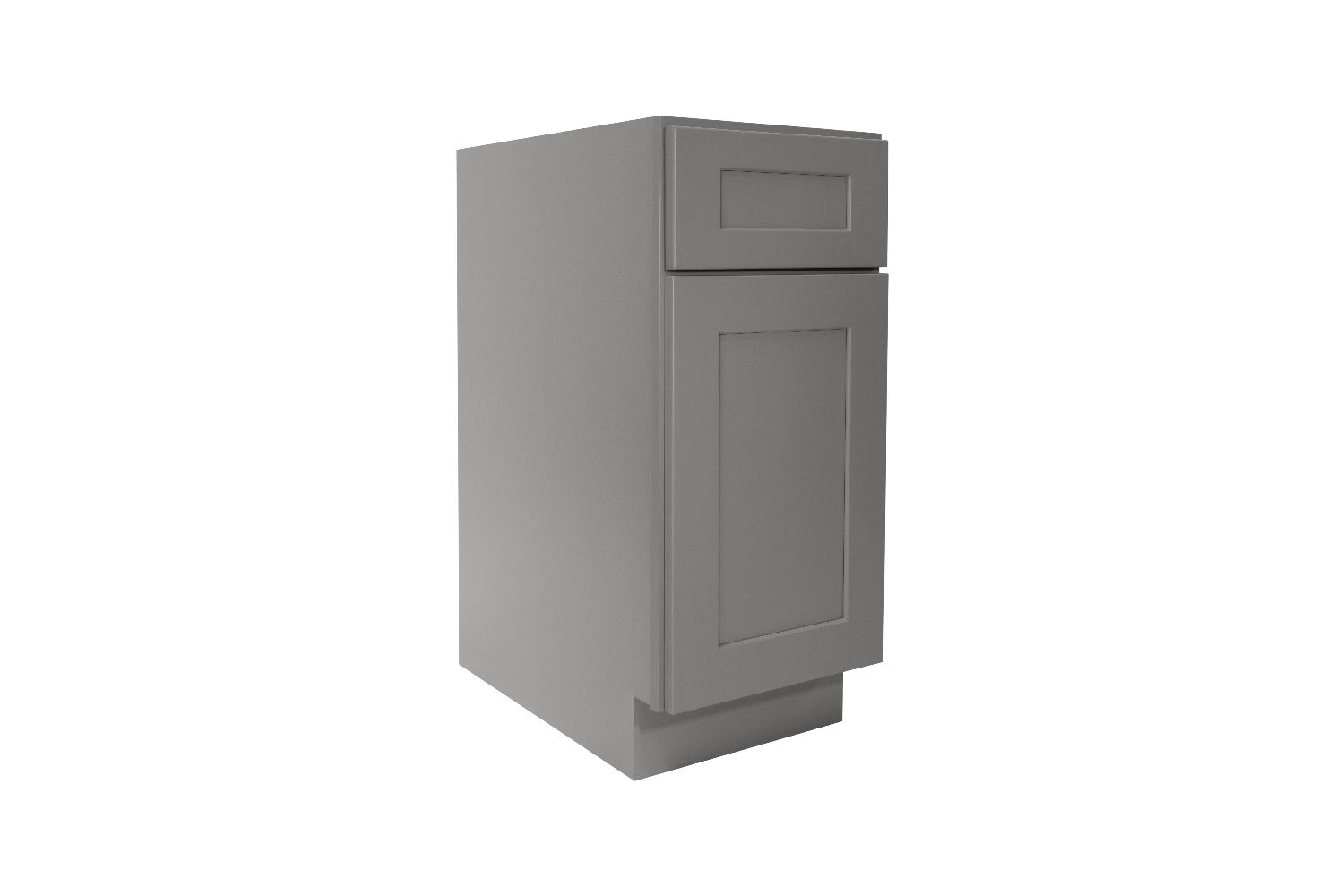 French Grey Shaker Base Cabinet