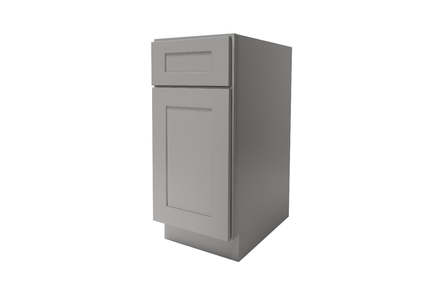 French Grey Shaker Base Cabinet