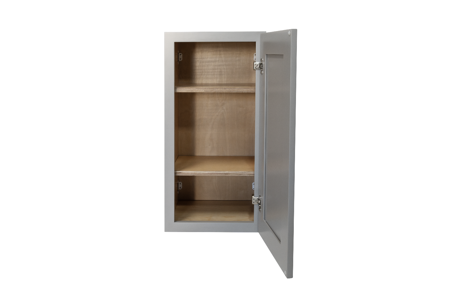 French Grey Shaker Wall Cabinet