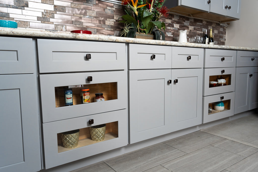 Grey Shaker Base Cabinet